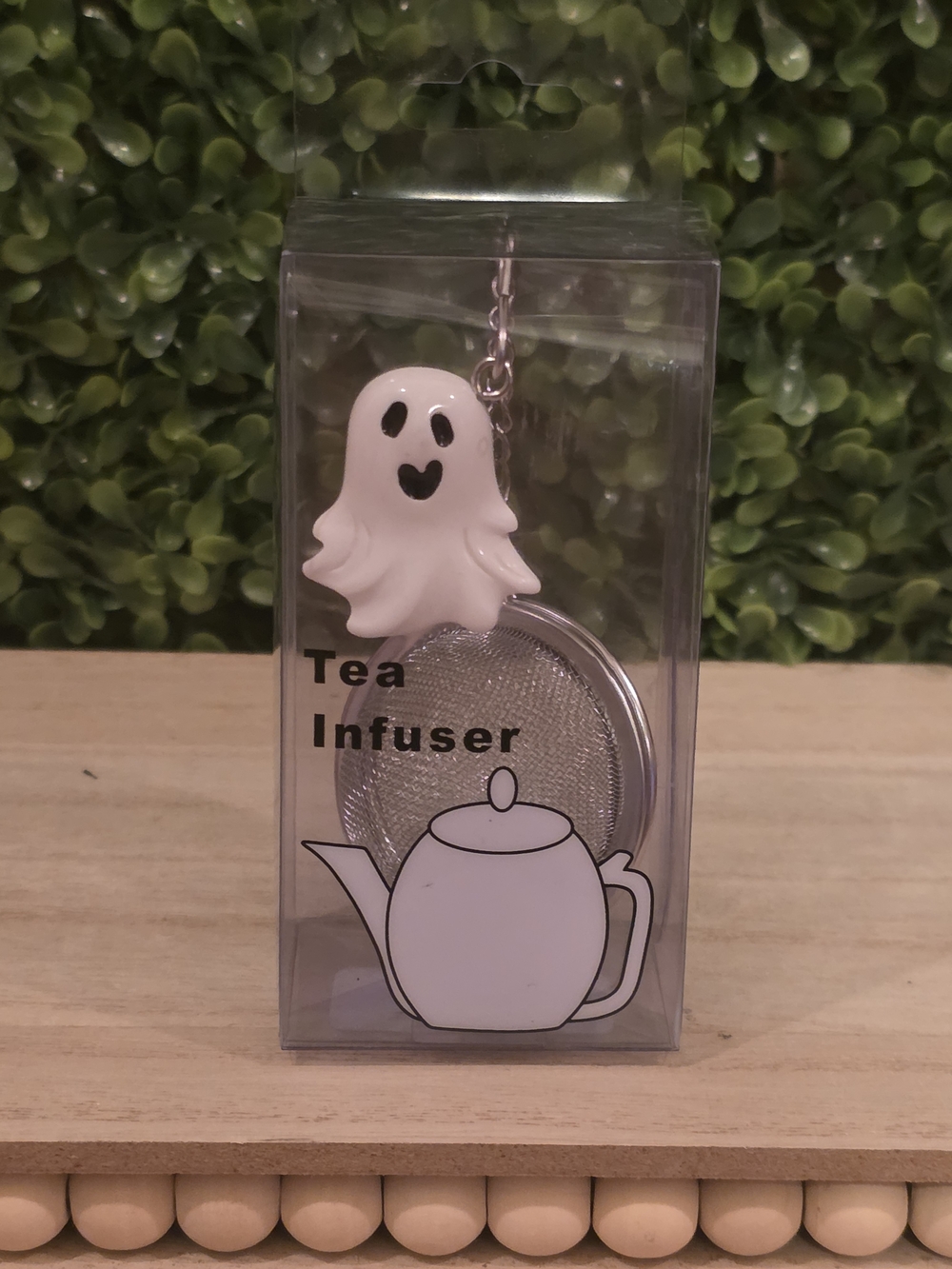 Spooky Little Ghost Tea Infuser: Stainless Steel Loose-leaf Steeper - Picture 3 of 4